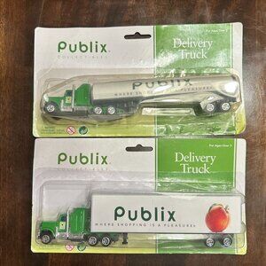 Publix Collectibles Die-Cast Delivery Trucks Lot Of 2